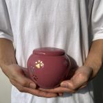 Pink Brass Urn - Image 3