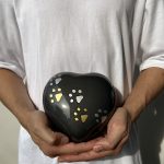 Black Heart Brass Urn - Image 2