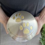 Sliver Gold Brass Urn - Image 4