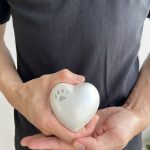 Pearl White Heart Brass Keepsake - Image 2